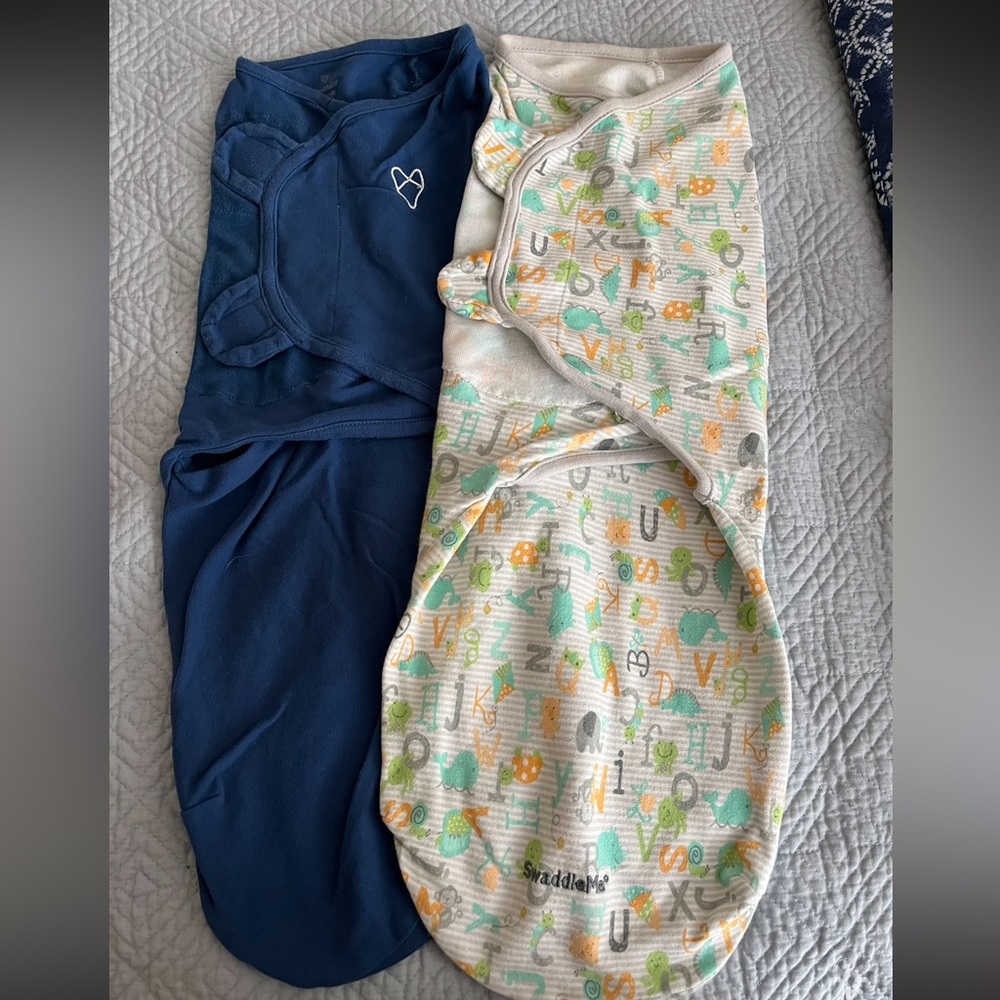 Set of 2 SwaddleMe Swaddles Sz Large
